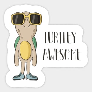 Turtley Awesome Sticker